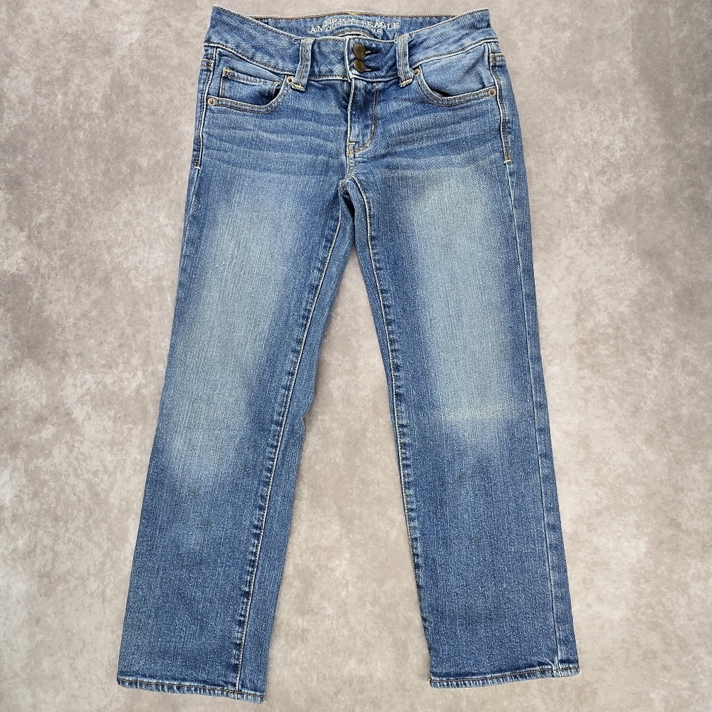 American Eagle Outfitters Artist Crop Stretch Denim Jeans